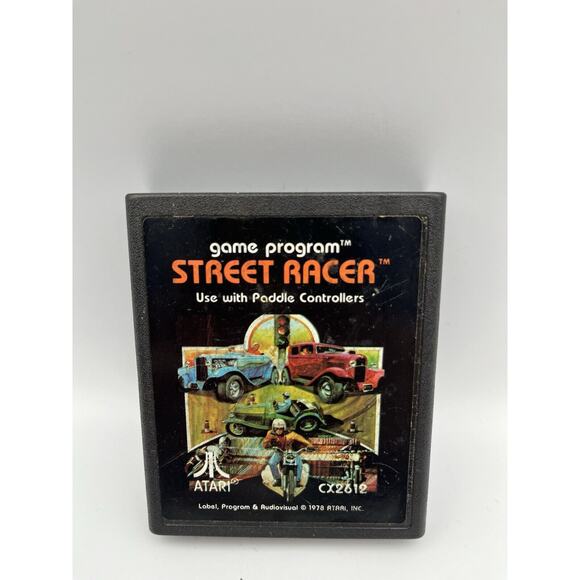 Street Racer (Atari 2600, 1977) Authentic Cartridge Only - Picture 1 of 4